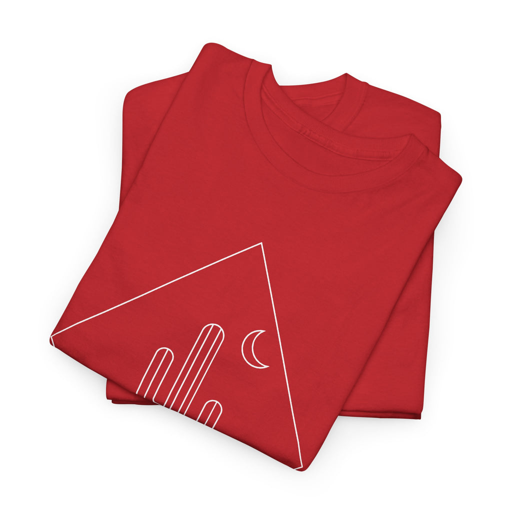 High Desert Cactus Tee — Minimal Desert Graphic T-Shirt