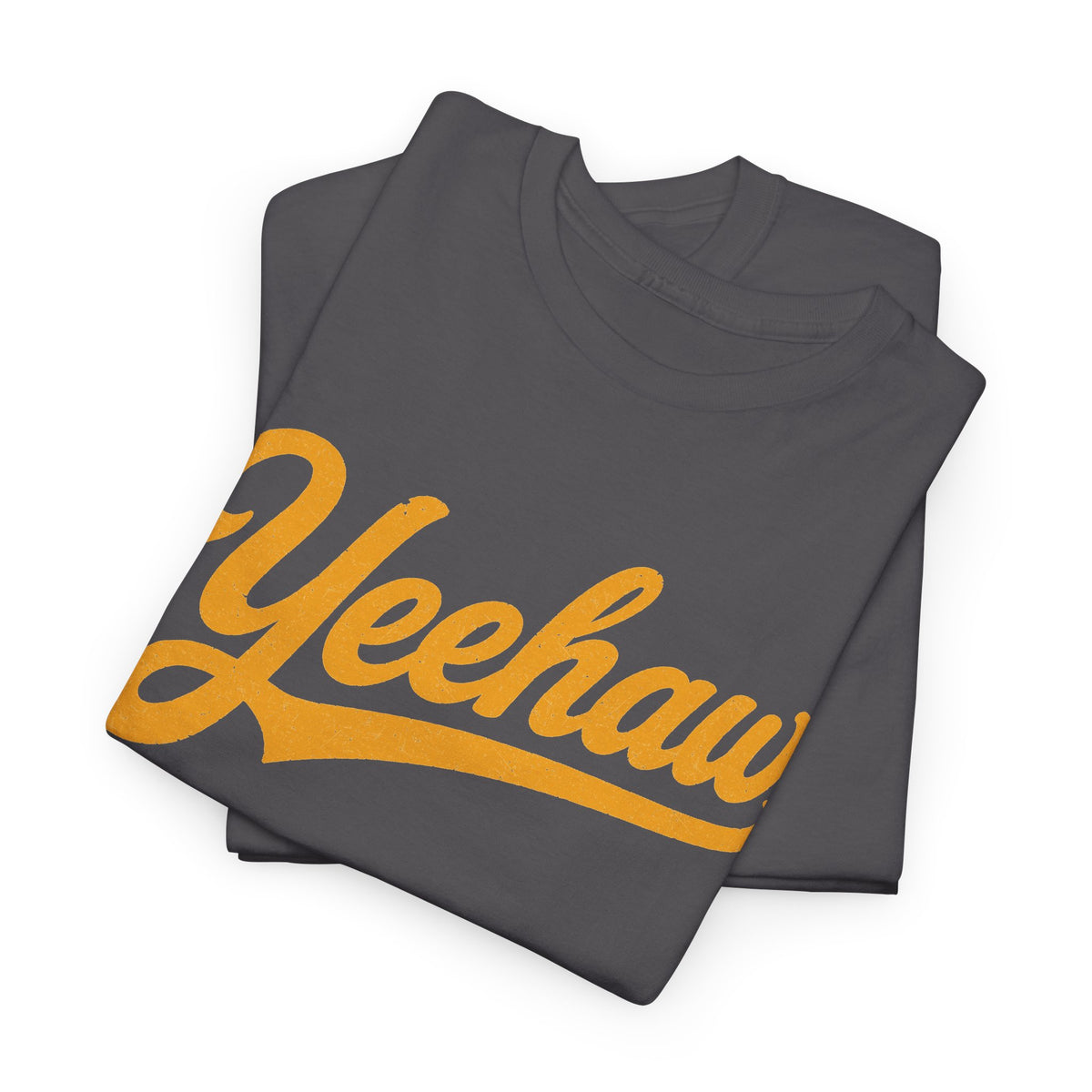 Yeehaw Graphic Tee – Retro Script Western Cowboy Shirt