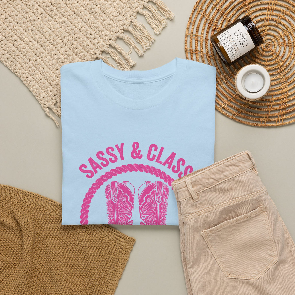 Sassy & Classy Pink Cowboy Boots T-Shirt