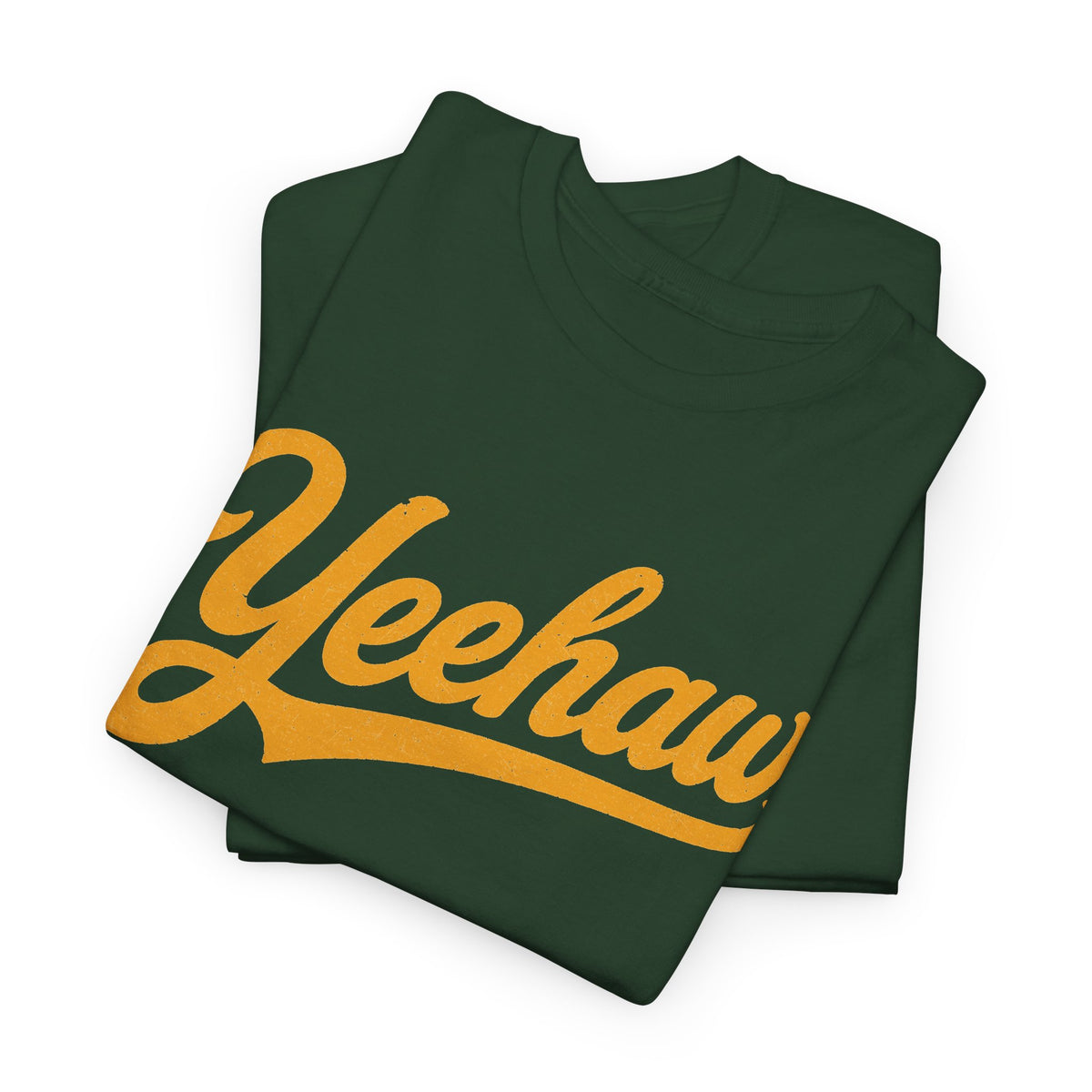 Yeehaw Graphic Tee – Retro Script Western Cowboy Shirt
