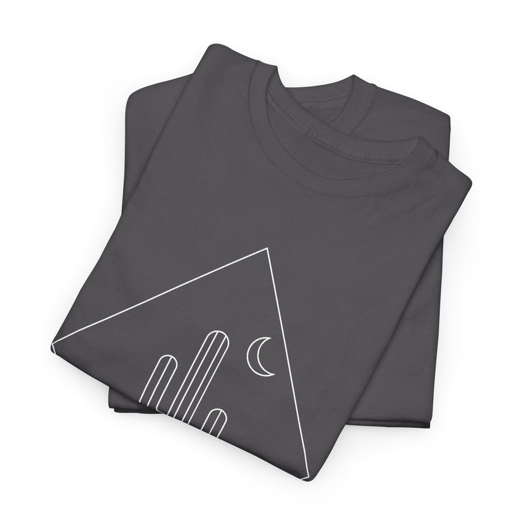 High Desert Cactus Tee — Minimal Desert Graphic T-Shirt