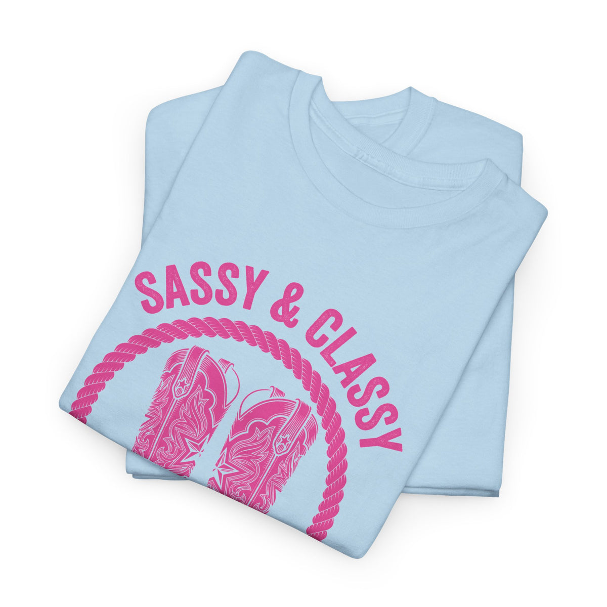 Sassy & Classy Pink Cowboy Boots T-Shirt