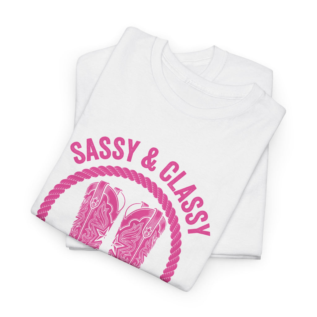 Sassy & Classy Pink Cowboy Boots T-Shirt