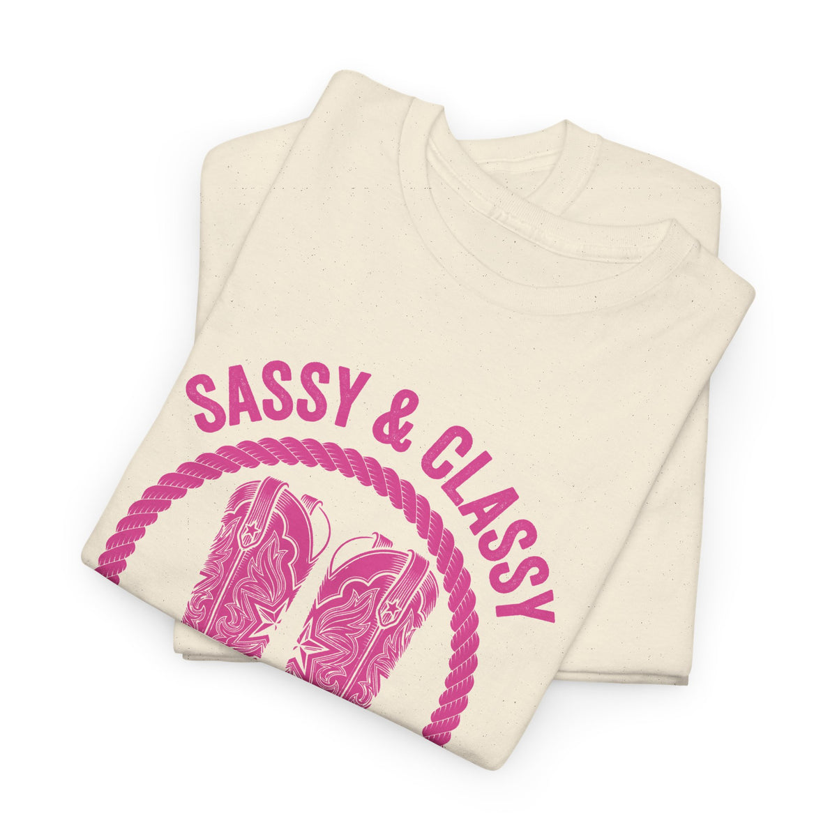 Sassy & Classy Pink Cowboy Boots T-Shirt